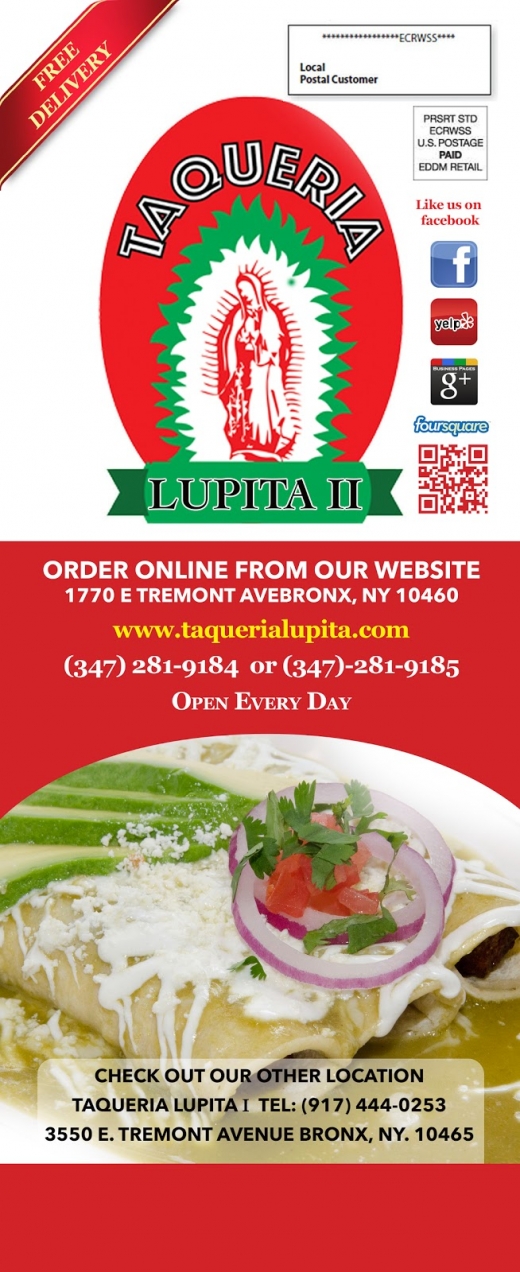 Photo by <br />
<b>Notice</b>:  Undefined index: user in <b>/home/www/activeuser/data/www/vaplace.com/core/views/default/photos.php</b> on line <b>128</b><br />
. Picture for taqueria lupita II in Bronx City, New York, United States - Restaurant, Food, Point of interest, Establishment