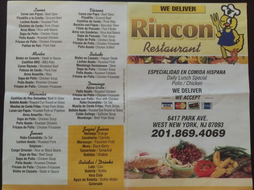 Rincon Restaurant in West New York City, New Jersey, United States - #2 Photo of Restaurant, Food, Point of interest, Establishment