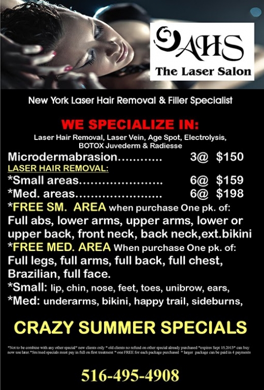 Photo by <br />
<b>Notice</b>:  Undefined index: user in <b>/home/www/activeuser/data/www/vaplace.com/core/views/default/photos.php</b> on line <b>128</b><br />
. Picture for AHS The Laser Salon in Great Neck City, New York, United States - Point of interest, Establishment, Health, Beauty salon, Hair care