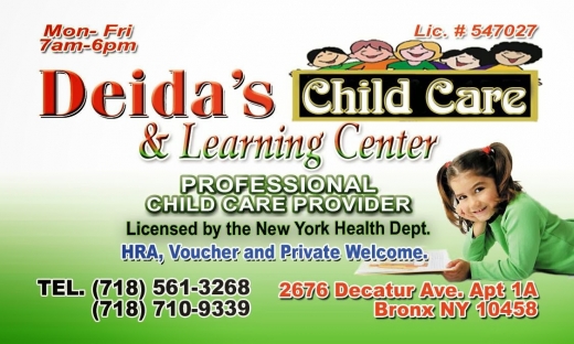 Deidas Child Care & Learning Center in Bronx City, New York, United States - #2 Photo of Point of interest, Establishment, School