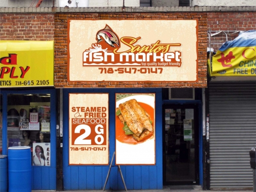 Santos Fish Market in Bronx City, New York, United States - #1 Photo of Restaurant, Food, Point of interest, Establishment, Store, Grocery or supermarket