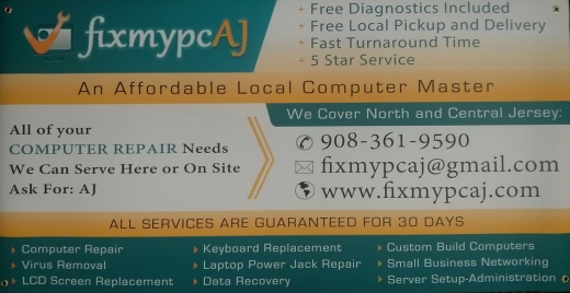 Fix My PC AJ Superior Computer Repair Service in The Are in Montclair City, New Jersey, United States - #3 Photo of Point of interest, Establishment