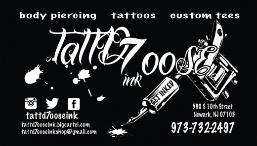 TattD7oose Ink in Newark City, New Jersey, United States - #3 Photo of Point of interest, Establishment, Store