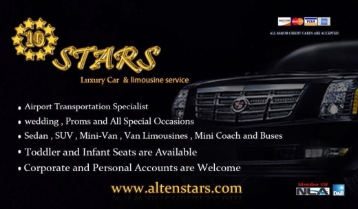 TEN STARS LIMOUSINE & taxi service in Little Falls City, New Jersey, United States - #3 Photo of Point of interest, Establishment