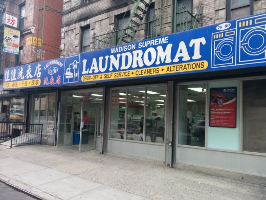 Madison Supreme Laundromat in New York City, New York, United States - #1 Photo of Point of interest, Establishment, Laundry