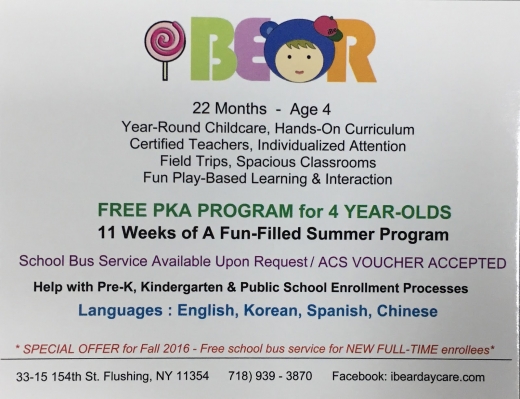 iBear Day Care Center in Queens City, New York, United States - #2 Photo of Point of interest, Establishment, School
