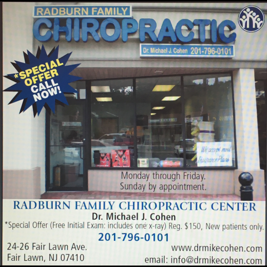 Radburn Family Chiropractic in Fair Lawn City, New Jersey, United States - #2 Photo of Point of interest, Establishment, Health