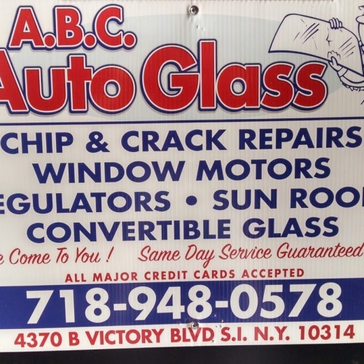 ABC Auto Glass in Staten Island City, New York, United States - #2 Photo of Point of interest, Establishment, Car repair