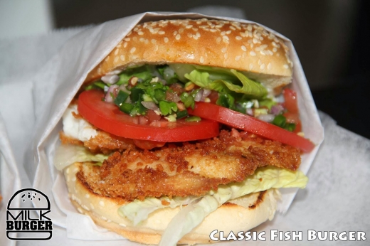 Milk Burger in New York City, New York, United States - #1 Photo of Restaurant, Food, Point of interest, Establishment