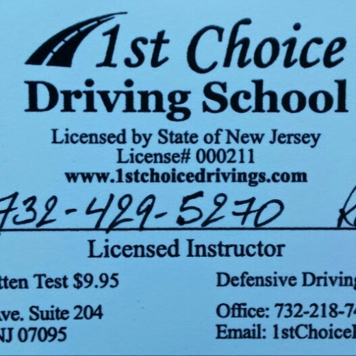 Rajesh's 1st Choice Driving School (Lesson $45 & Test $70* ) in Woodbridge Township City, New Jersey, United States - #3 Photo of Point of interest, Establishment