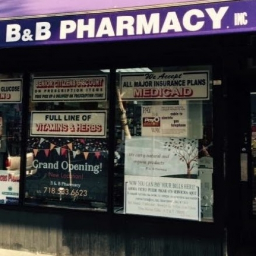 B & B Pharmacy in Queens City, New York, United States - #1 Photo of Point of interest, Establishment, Store, Health, Pharmacy