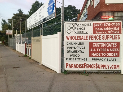 Paradise Fence Supply in Jamaica City, New York, United States - #3 Photo of Point of interest, Establishment, Store