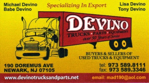 Devino's Used Truck Parts in Newark City, New Jersey, United States - #1 Photo of Establishment