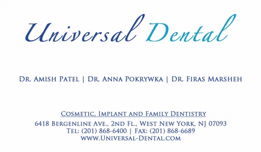 Photo by <br />
<b>Notice</b>:  Undefined index: user in <b>/home/www/activeuser/data/www/vaplace.com/core/views/default/photos.php</b> on line <b>128</b><br />
. Picture for Universal Dental in West New York City, New Jersey, United States - Point of interest, Establishment, Health, Dentist