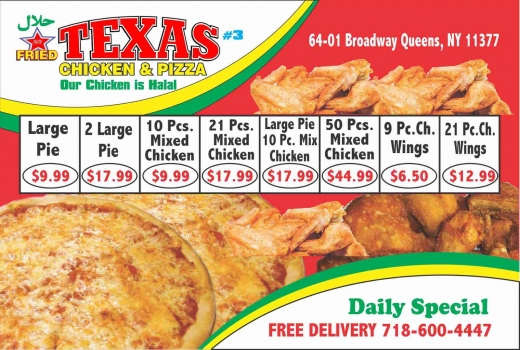 Photo by <br />
<b>Notice</b>:  Undefined index: user in <b>/home/www/activeuser/data/www/vaplace.com/core/views/default/photos.php</b> on line <b>128</b><br />
. Picture for New Texas Chicken & Pizza in Woodside City, New York, United States - Restaurant, Food, Point of interest, Establishment