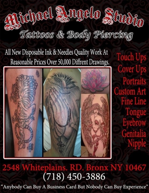 Michael Angelo Studio Tattoos in Bronx City, New York, United States - #3 Photo of Point of interest, Establishment, Store