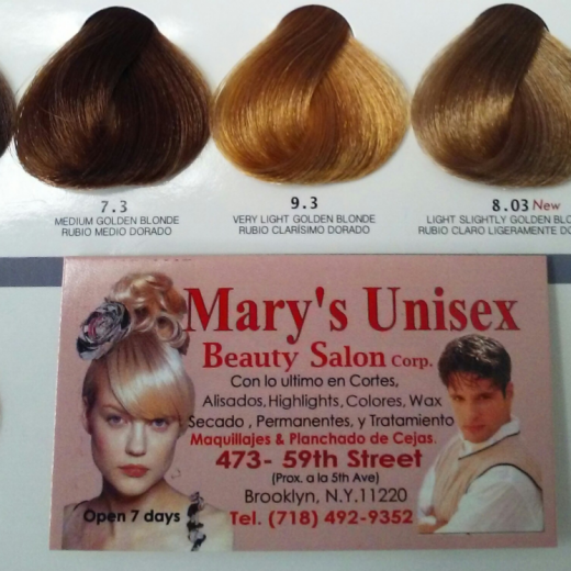 Mary's Unisex Beauty Salón Corp. in Kings County City, New York, United States - #2 Photo of Point of interest, Establishment, Beauty salon