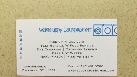 Photo by <br />
<b>Notice</b>:  Undefined index: user in <b>/home/www/activeuser/data/www/vaplace.com/core/views/default/photos.php</b> on line <b>128</b><br />
. Picture for WashBuddy Laundromat in Kings County City, New York, United States - Point of interest, Establishment, Laundry