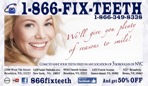 866 FIX TEETH/ ELDRIDGE DENTAL CARE, P.C. in Richmond City, New York, United States - #3 Photo of Point of interest, Establishment, Health, Dentist