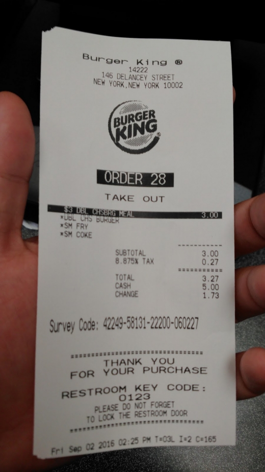 Photo by <br />
<b>Notice</b>:  Undefined index: user in <b>/home/www/activeuser/data/www/vaplace.com/core/views/default/photos.php</b> on line <b>128</b><br />
. Picture for Burger King in New York City, New York, United States - Restaurant, Food, Point of interest, Establishment