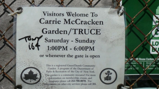 Carrie McCracken TRUCE Community Garden in New York City, New York, United States - #2 Photo of Point of interest, Establishment, Park