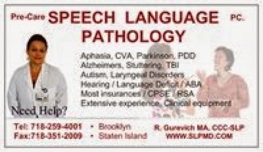 Pre Care Speech Language Pathology, PC in Staten Island City, New York, United States - #3 Photo of Point of interest, Establishment, Health