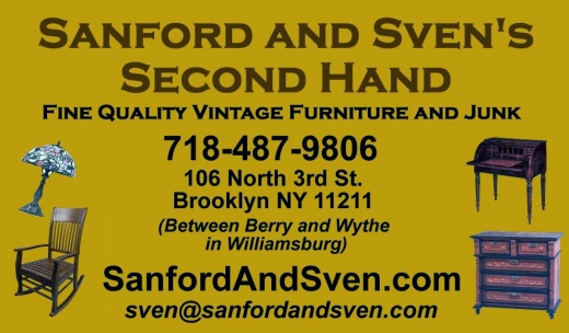 Photo by <br />
<b>Notice</b>:  Undefined index: user in <b>/home/www/activeuser/data/www/vaplace.com/core/views/default/photos.php</b> on line <b>128</b><br />
. Picture for Sanford and Sven's Second Hand in Brooklyn City, New York, United States - Point of interest, Establishment, Store, Home goods store, Furniture store