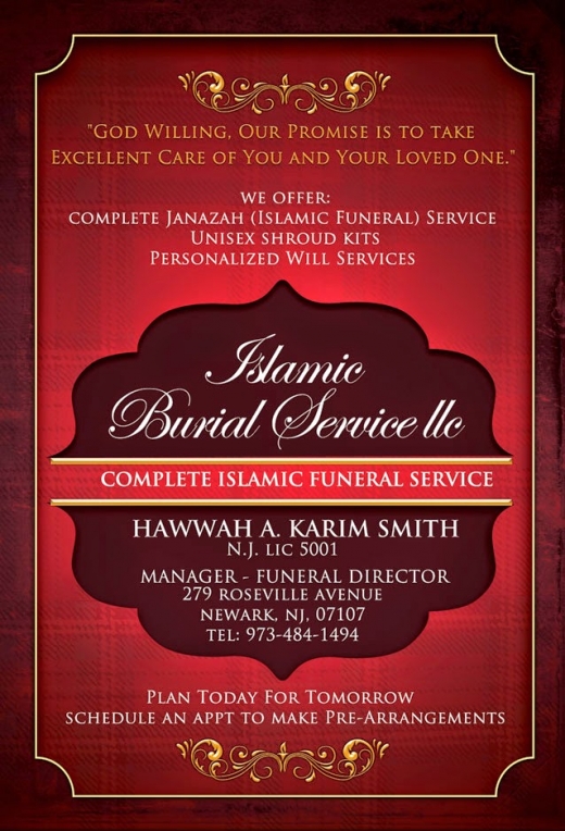 Islamic Burial Service LLC in Newark City, New Jersey, United States - #2 Photo of Point of interest, Establishment, Funeral home