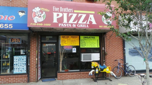 Five Brothers Pizza in Kings County City, New York, United States - #1 Photo of Restaurant, Food, Point of interest, Establishment