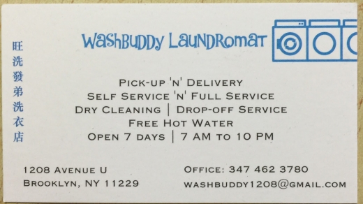 WashBuddy Laundromat in Kings County City, New York, United States - #3 Photo of Point of interest, Establishment, Laundry