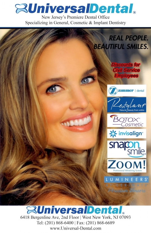 Photo by <br />
<b>Notice</b>:  Undefined index: user in <b>/home/www/activeuser/data/www/vaplace.com/core/views/default/photos.php</b> on line <b>128</b><br />
. Picture for Universal Dental in West New York City, New Jersey, United States - Point of interest, Establishment, Health, Dentist