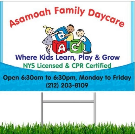 Photo by <br />
<b>Notice</b>:  Undefined index: user in <b>/home/www/activeuser/data/www/vaplace.com/core/views/default/photos.php</b> on line <b>128</b><br />
. Picture for Asamoah Family Daycare in Richmond City, New York, United States - Point of interest, Establishment