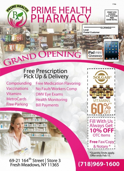 Photo by <br />
<b>Notice</b>:  Undefined index: user in <b>/home/www/activeuser/data/www/vaplace.com/core/views/default/photos.php</b> on line <b>128</b><br />
. Picture for Prime Health Pharmacy in Fresh Meadows City, New York, United States - Point of interest, Establishment, Store, Health