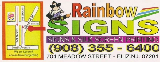 Rainbow Signs in Elizabeth City, New Jersey, United States - #1 Photo of Point of interest, Establishment, Store