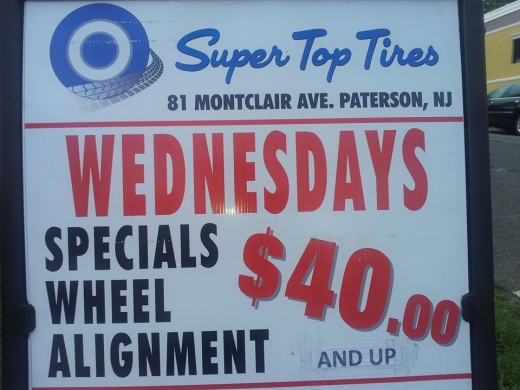 Photo by <br />
<b>Notice</b>:  Undefined index: user in <b>/home/www/activeuser/data/www/vaplace.com/core/views/default/photos.php</b> on line <b>128</b><br />
. Picture for Super Top Tires in Paterson City, New Jersey, United States - Point of interest, Establishment, Store, Car repair