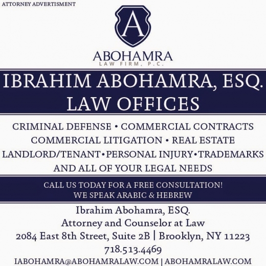 Abohamra Law Firm, PC in Kings County City, New York, United States - #1 Photo of Point of interest, Establishment, Lawyer