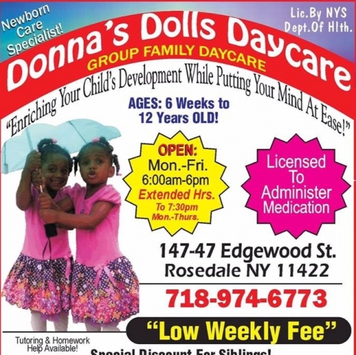 Donna's Dolls Daycare in Rosedale City, New York, United States - #3 Photo of Point of interest, Establishment