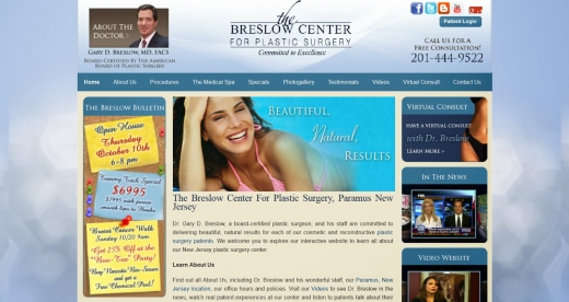 The Breslow Center For Plastic Surgery in Paramus City, New Jersey, United States - #3 Photo of Point of interest, Establishment, Health, Doctor, Spa