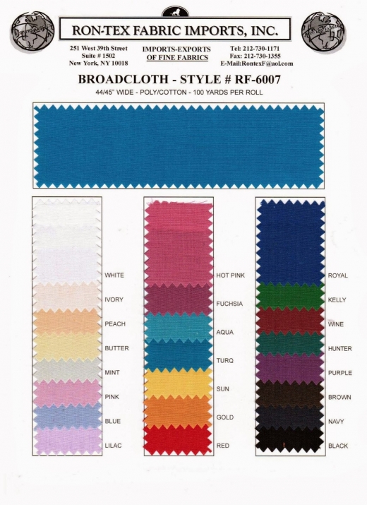 Photo by <br />
<b>Notice</b>:  Undefined index: user in <b>/home/www/activeuser/data/www/vaplace.com/core/views/default/photos.php</b> on line <b>128</b><br />
. Picture for Ron-tex Fabric Imports, Inc. in New York City, New York, United States - Point of interest, Establishment, Store, Home goods store