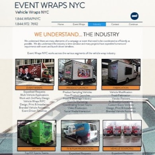 Photo by Event Wraps NYC for Event Wraps NYC