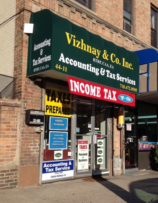 Vizhnay Accounting & Tax Services, Since 1986 in Woodside City, New York, United States - #2 Photo of Point of interest, Establishment, Finance, Accounting