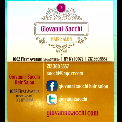 Photo by <br />
<b>Notice</b>:  Undefined index: user in <b>/home/www/activeuser/data/www/vaplace.com/core/views/default/photos.php</b> on line <b>128</b><br />
. Picture for Giovanni Sacchi Hair Salon in New York City, New York, United States - Point of interest, Establishment, Beauty salon, Hair care