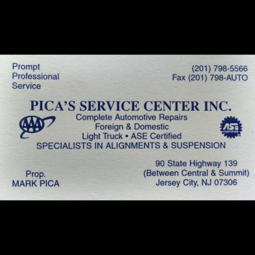 Pica's Automotive Services Center Inc in Jersey City, New Jersey, United States - #3 Photo of Point of interest, Establishment, Car repair
