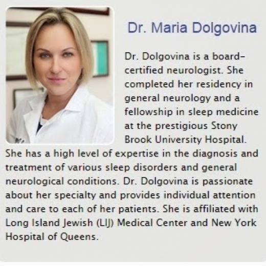 Queens Neurologist and Sleep Specialist - Maria Dolgovina MD in Queens City, New York, United States - #1 Photo of Point of interest, Establishment, Health, Doctor