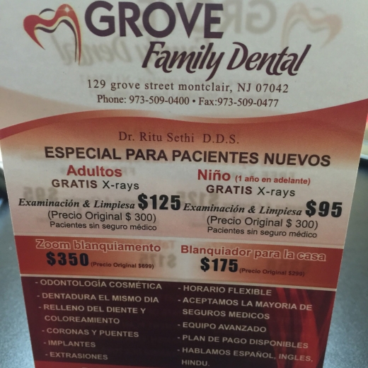 Photo by <br />
<b>Notice</b>:  Undefined index: user in <b>/home/www/activeuser/data/www/vaplace.com/core/views/default/photos.php</b> on line <b>128</b><br />
. Picture for Grove Family Dental in Montclair City, New Jersey, United States - Point of interest, Establishment, Health, Dentist