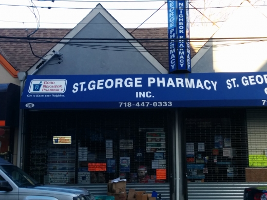 Saint George Pharmacy Inc in Staten Island City, New York, United States - #1 Photo of Point of interest, Establishment, Store, Health, Pharmacy