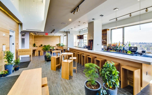 Kimoto Rooftop Bar & Lounge in Brooklyn City, New York, United States - #1 Photo of Restaurant, Food, Point of interest, Establishment, Bar, Night club