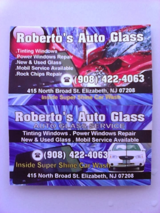 Roberto's Auto Glass & Tinting Windows in Roselle City, New Jersey, United States - #3 Photo of Point of interest, Establishment, Car repair