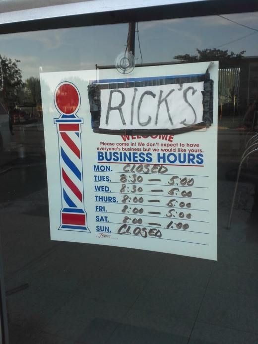 Rick's Barber Shop in Elmwood Park City, New Jersey, United States - #2 Photo of Point of interest, Establishment, Health, Hair care