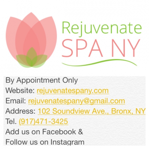 Photo by <br />
<b>Notice</b>:  Undefined index: user in <b>/home/www/activeuser/data/www/vaplace.com/core/views/default/photos.php</b> on line <b>128</b><br />
. Picture for Rejuvenate Spa NY in Bronx City, New York, United States - Point of interest, Establishment, Health